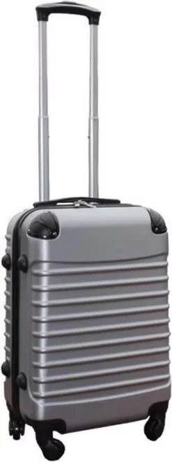 Travelerz Kofferset 3 Delig Met Wielen En Cijferslot - ABS - Zilver (228-) -Reisopslagwinkel 448x1200 3
