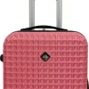 SB Travelbags Handbagage Koffer 55cm 4 Wielen Trolley - Roze