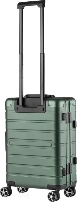 CarryOn ULD Handbagage - Luxe Aluminium Trolley 55cm - Dubbel TSA Slot - Dubbele Wielen - Groen -Reisopslagwinkel 460x1200 1