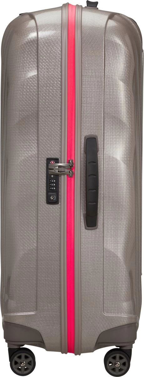 Samsonite Reiskoffer - C-Lite Spinner Uitbreidbaar (4 Wielen) 75 Cm - Pearl/Fuchsia - 2.8 Kg 10 Samsonite Reiskoffer - C-Lite Spinner Uitbreidbaar (4 Wielen) 75 Cm - Pearl/Fuchsia - 2.8 Kg - Afbeelding 10