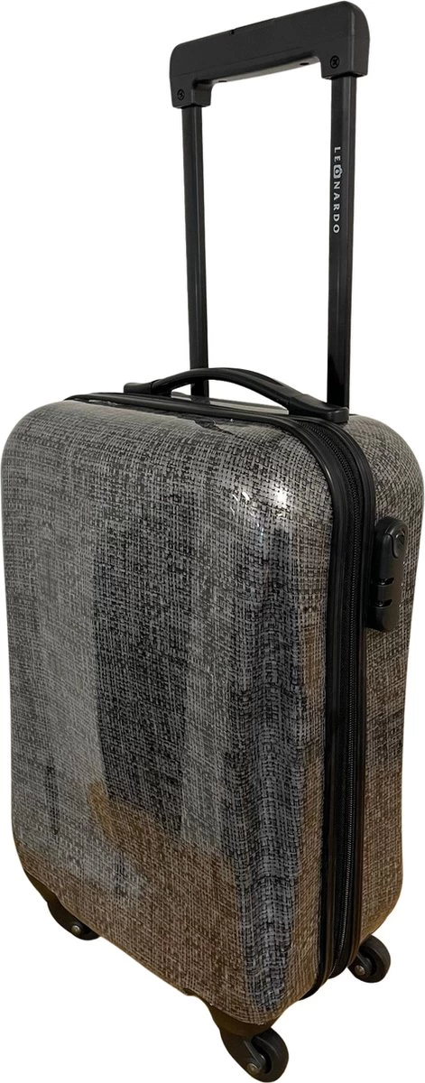 Leonardo Handbagagekoffer Lichtgewicht 51cm - Cabinsize Reiskoffer 30Liter - Reistrolley - Inclusief Slot 4 Leonardo Handbagagekoffer Lichtgewicht 51cm - Cabinsize Reiskoffer 30Liter - Reistrolley - Inclusief Slot - Afbeelding 4