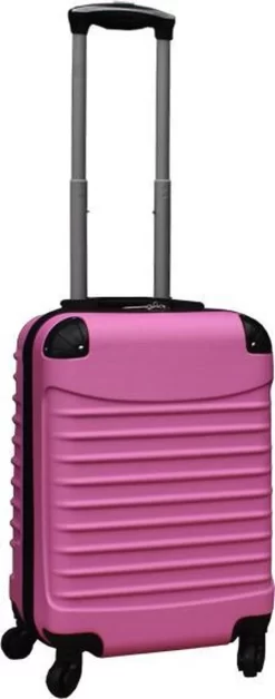 Travelerz Kofferset 3 Delig Met Wielen En Cijferslot - Handbagage Koffers - ABS - Licht Roze -Reisopslagwinkel 472x1200 1