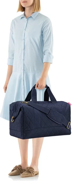 Reisenthel Allrounder L Reistas Sporttas - 30L - Rhombus Midnight Gold Blauw 15 Reisenthel Allrounder L Reistas Sporttas - 30L - Rhombus Midnight Gold Blauw -Reisopslagwinkel 476x1200 3