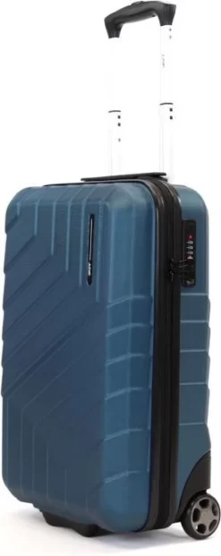 Line Brooks Handbagage Koffer Upright 55 Pearl Blue -Reisopslagwinkel 477x1200 2