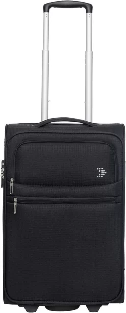 Travelbags Handbagage Zachte Koffer / Trolley / Reiskoffer - The Base - 55 Cm - Zwart -Reisopslagwinkel 482x1200 1