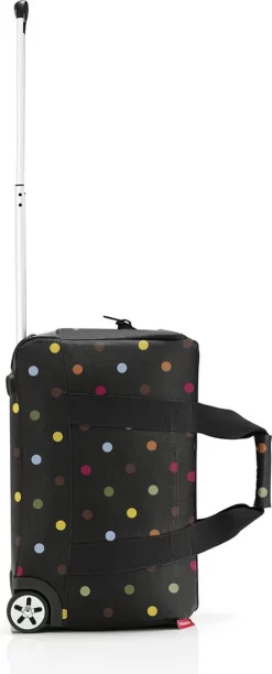 Reisenthel Allrounder Trolley Reiskoffer Reistas Op 2 Wielen - 30L - Dots Zwart -Reisopslagwinkel 484x1200