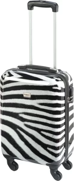 Princess Traveller Animal Print - Handbagagekoffer - Zebra - Small - 55cm -Reisopslagwinkel 495x1200 3