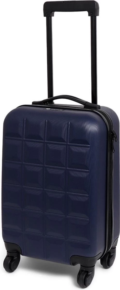 Norlander Squared Handbagagekoffer 37L - Reiskoffer Trolley - ECO Rpet - Blauw 5 Norlander Squared Handbagagekoffer 37L - Reiskoffer Trolley - ECO Rpet - Blauw - Afbeelding 5