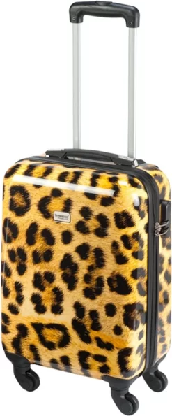 Princess Traveller Animal Print - Handbagagekoffer - Leopard - Small - 55cm 10 Princess Traveller Animal Print - Handbagagekoffer - Leopard - Small - 55cm -Reisopslagwinkel 498x1200