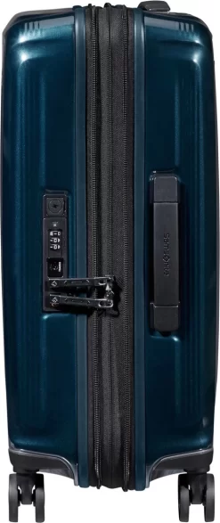 Samsonite Reiskoffer - Nuon Spinner 55/20 Exp (Handbagage) Metallic Dark Blue -Reisopslagwinkel 505x1200