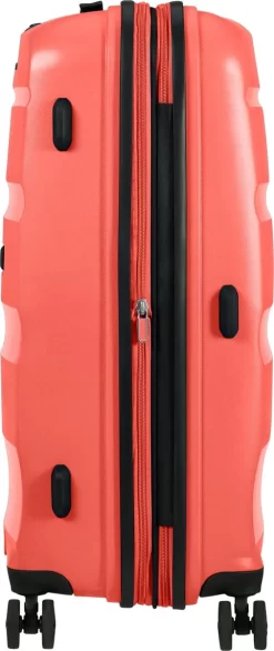 American Tourister Reiskoffer - Bon Air Dlx Spinner 66/24 Tsa Uitbreidbaar (Medium) Flash Coral -Reisopslagwinkel 506x1200 2