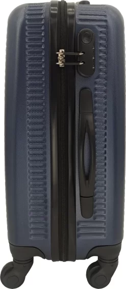 SB Travelbags Handbagage Koffer 55cm 4 Wielen Trolley - Blauw -Reisopslagwinkel 523x1200 1