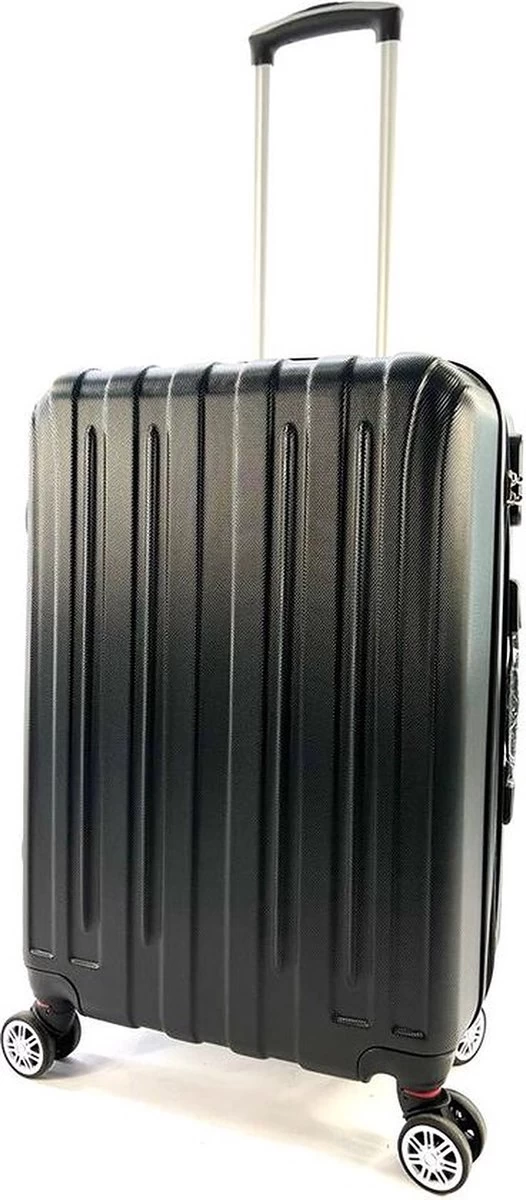 AATravel XL Reiskoffer - Trolley ABS - Met Dubbele Wielen - 76 Cm - 110 Liter - Zwart 1 AATravel XL Reiskoffer - Trolley ABS - Met Dubbele Wielen - 76 Cm - 110 Liter - Zwart