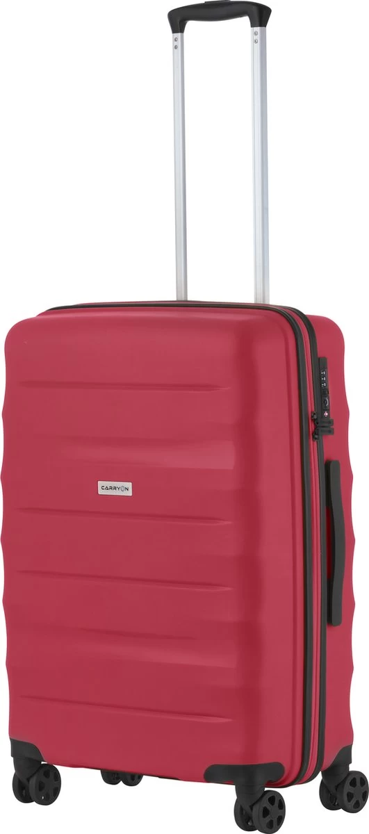 CarryOn Porter ® Reiskoffer - 66cm Trolley Met TSA-slot - OKOBAN Registratie - Rood 1 CarryOn Porter ® Reiskoffer - 66cm Trolley Met TSA-slot - OKOBAN Registratie - Rood