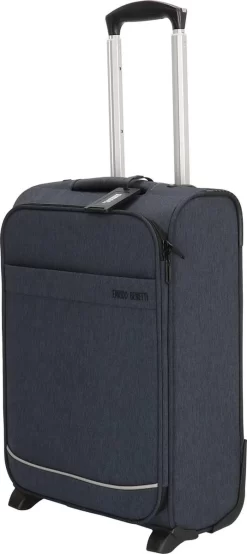 Enrico Benetti Dallas 39042 Handbagage Koffer Softcase - Grijs -Reisopslagwinkel 535x1200