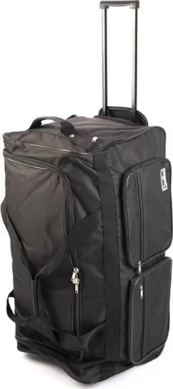 Leonardo Miami Grote Wieltas XXL - 140L - Zwart -Reisopslagwinkel 535x1200 4