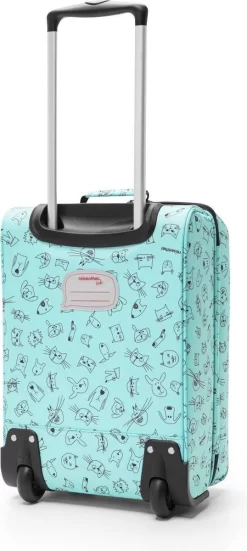 Reisenthel Trolley XS Kids Reiskoffer Kind - Maat XS - 12L - Cats&Dogs Mint -Reisopslagwinkel 538x1200