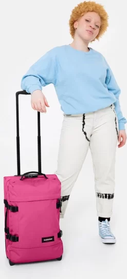 Eastpak TRANVERZ S Reiskoffer, Handbagage (51 X 32.5 X 23 Cm) - Pink Escape 9 Eastpak TRANVERZ S Reiskoffer, Handbagage (51 X 32.5 X 23 Cm) - Pink Escape -Reisopslagwinkel 545x1200