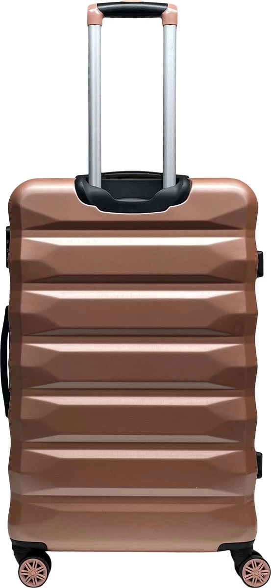 Benzi Xisto Grote Koffer - 75 Cm - 106 Liter - Expandable - Roze 3 Benzi Xisto Grote Koffer - 75 Cm - 106 Liter - Expandable - Roze - Afbeelding 3