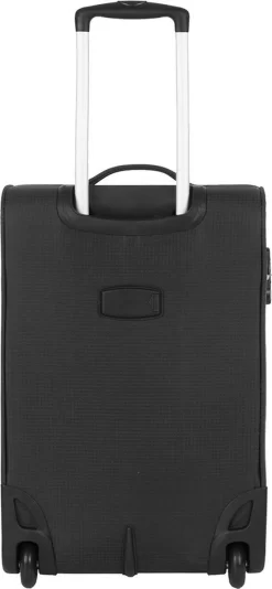 Travelbags Handbagage Zachte Koffer / Trolley / Reiskoffer - The Base - 55 Cm - Zwart -Reisopslagwinkel 555x1200 1