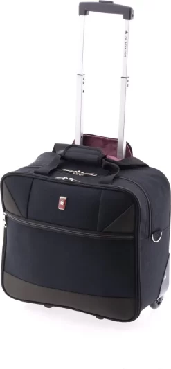 Gladiator Metro Handbagage Laptop Trolley - 14 Inch - Zwart