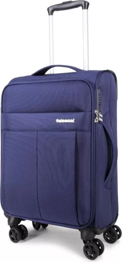 Decent D-Upright Handbagage Koffer - 55 Cm - TSA Slot - Donkerblauw -Reisopslagwinkel 562x1200 1