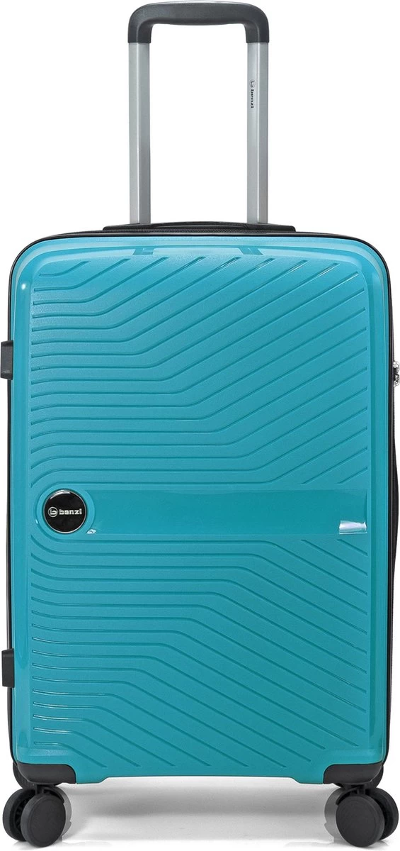 Benzi Ovar Middelgrote Koffer - 65 Cm - 65 Liter - Petrolblauw 1 Benzi Ovar Middelgrote Koffer - 65 Cm - 65 Liter - Petrolblauw