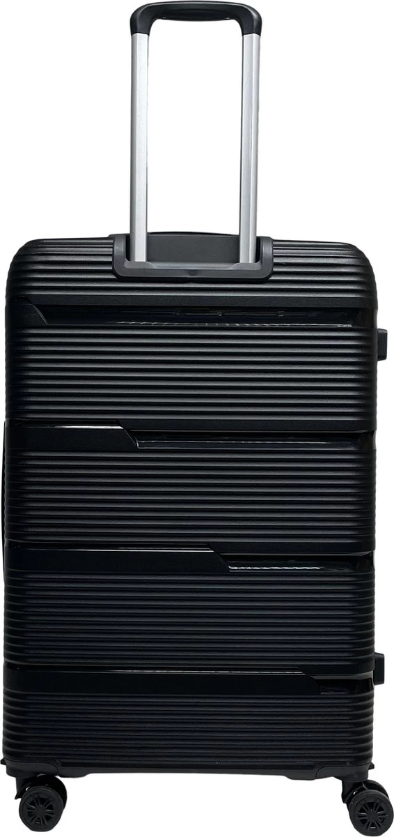 Benzi Izeda Grote Koffer - 75 Cm - 95 Liter - Zwart 3 Benzi Izeda Grote Koffer - 75 Cm - 95 Liter - Zwart - Afbeelding 3