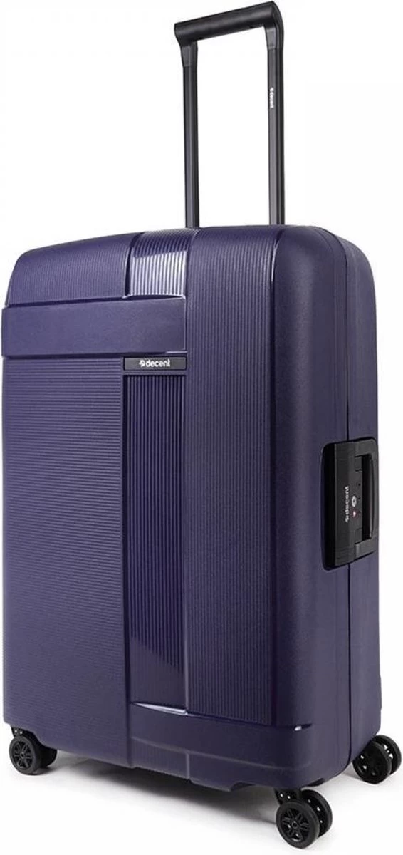 Decent Transit Medium Koffer - 70 Cm - Donkerblauw 1 Decent Transit Medium Koffer - 70 Cm - Donkerblauw
