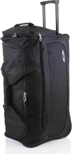 Enrico Benetti Orlando 35303 M Reistas / Sporttas Met Wielen / Wieltas 68 Liter - Zwart