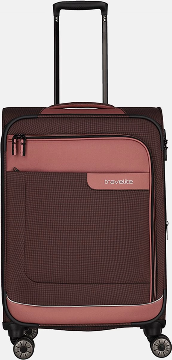 Travelite Zachte Koffer / Trolley / Reiskoffer - Viia - 67 Cm (medium) - Roze 13 Travelite Zachte Koffer / Trolley / Reiskoffer - Viia - 67 Cm (medium) - Roze - Afbeelding 13