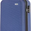 TravelZ Horizon Handbagagekoffer - 54cm Handbagage Trolley Met Gevoerde Binnenkant - Blauw
