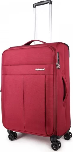 Decent D-Upright Medium Koffer - 66 Cm Expandable - TSA Slot - Bordeaux Rood -Reisopslagwinkel 578x1200 4