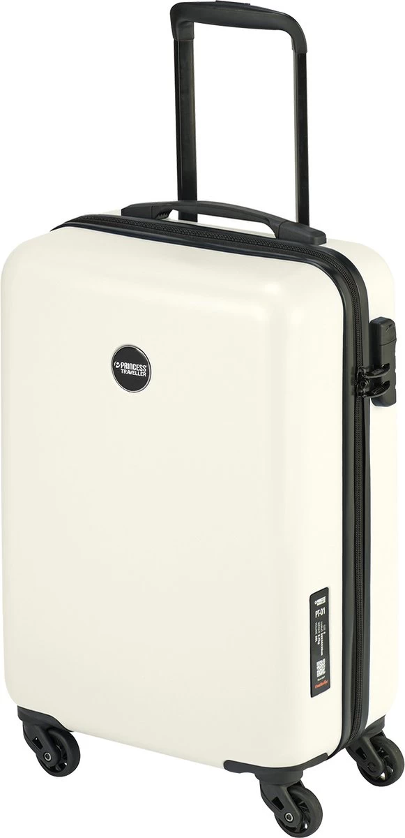 Princess Traveller PT01 - Handbagagekoffer - Pearl White - S - 55cm 9 Princess Traveller PT01 - Handbagagekoffer - Pearl White - S - 55cm - Afbeelding 9