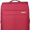 Decent D-Upright Medium Koffer - 66 Cm Expandable - TSA Slot - Bordeaux Rood
