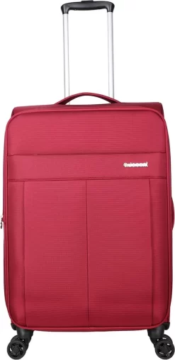 Decent D-Upright Medium Koffer - 66 Cm Expandable - TSA Slot - Bordeaux Rood