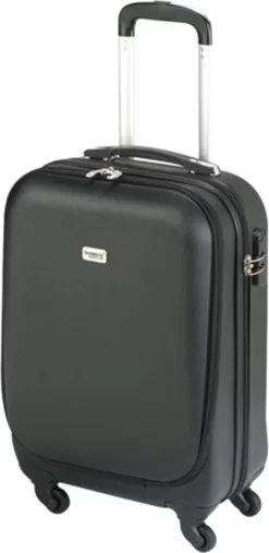 Princess Traveller Sydney - Handbagagekoffer - Laptop Vak - Zwart - S - 55cm -Reisopslagwinkel 585x1200