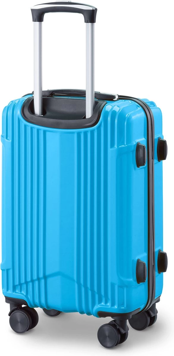 Tesla PC - Handbagage Koffer - 55x35x20 Cm - 4 Wielen - Licht Blauw 1 Tesla PC - Handbagage Koffer - 55x35x20 Cm - 4 Wielen - Licht Blauw