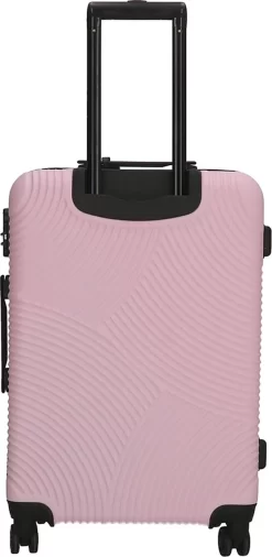 Enrico Benetti Koffer / Trolley / Reiskoffer - 65 X 41 X 25 Cm - 68 Liter - ABS - Maat M - Louisville - Roze -Reisopslagwinkel 586x1200 9
