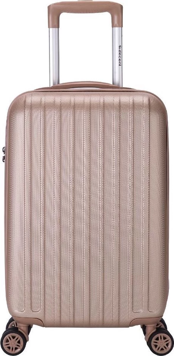 Decent Tranporto-One Handbagage Koffer 55 Cm - Zalmroze 1 Decent Tranporto-One Handbagage Koffer 55 Cm - Zalmroze