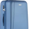 CarryOn Skyhopper Reiskoffer - 78cm TSA Trolley Met OKOBAN - Dubbele Wielen - Blauw