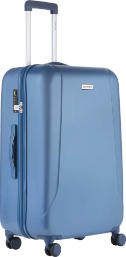 CarryOn Skyhopper Reiskoffer - 78cm TSA Trolley Met OKOBAN - Dubbele Wielen - Blauw