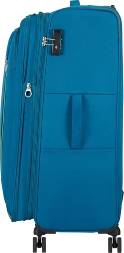 American Tourister Reiskoffer - Hyperspeed Spinner 80/30 Tsa Uitbreidbaar Deep Teal -Reisopslagwinkel 592x1200 5