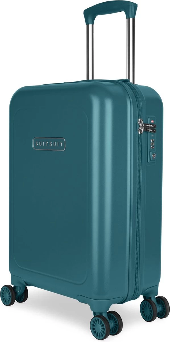 SUITSUIT - Blossom - Hydro Blue - Handbagage (55 Cm) 5 SUITSUIT - Blossom - Hydro Blue - Handbagage (55 Cm) - Afbeelding 5