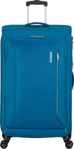 American Tourister Reiskoffer - Hyperspeed Spinner 80/30 Tsa Uitbreidbaar Deep Teal -Reisopslagwinkel 599x1200 3