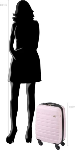 Princess Traveller Singapore Handbagage Koffer 55 Cm - Lilac 9 Princess Traveller Singapore Handbagage Koffer 55 Cm - Lilac -Reisopslagwinkel 600x1200