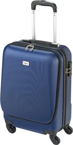 Princess Traveller Sydney - Handbagagekoffer - Laptop Vak - Blauw - S - 55cm -Reisopslagwinkel 602x1200 1
