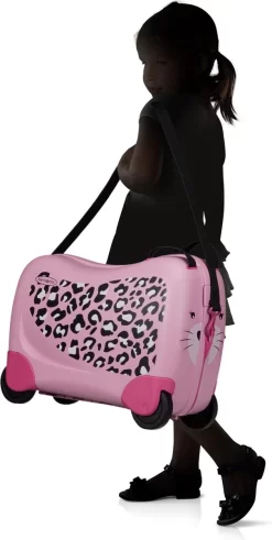 Samsonite - Dream Rider Kinderkoffer Leopard L.4 Wielen (handbagage) -Reisopslagwinkel 604x1200 2