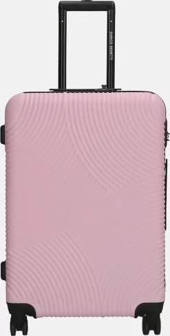 Enrico Benetti Koffer / Trolley / Reiskoffer - 65 X 41 X 25 Cm - 68 Liter - ABS - Maat M - Louisville - Roze -Reisopslagwinkel 608x1200 3