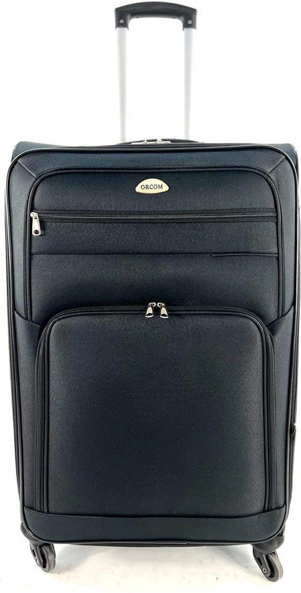 AATravel S Reiskoffer - Trolley - Handbagage - Met Expander - Voorvakken - 56 Cm - 40 Liter - Zwart 1 AATravel S Reiskoffer - Trolley - Handbagage - Met Expander - Voorvakken - 56 Cm - 40 Liter - Zwart